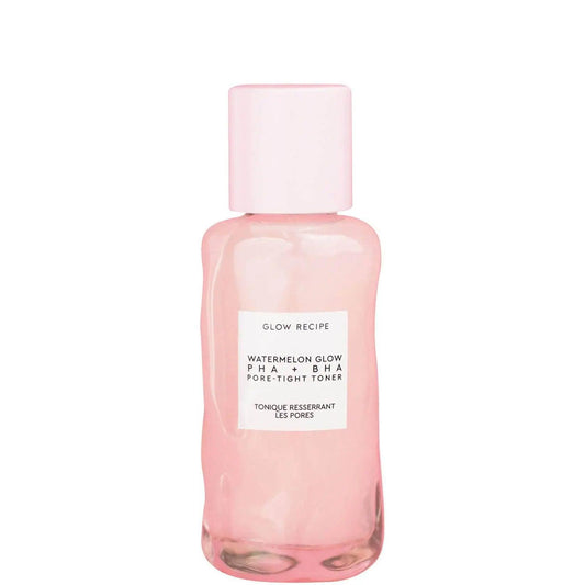 Glow Recipe Watermelon Glow PHA + BHA Pore-Tight Toner 40ml bottle designed for a poreless complexion and soothing effects.