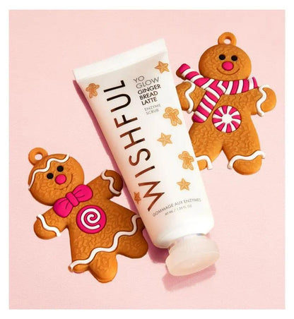 Wishful Yo Glow Gingerbread Latte Enzyme Scrub 40ml LYBC