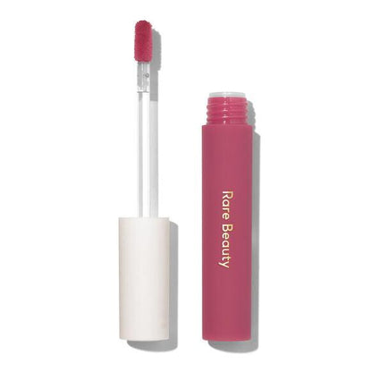 Rare Beauty Lip Soufflé Matte Lip Cream in Ascend with applicator, showcasing rich color and velvety matte finish.