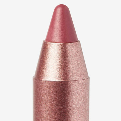 Revolution Satin Kiss Lipliner in Rosé, a satin finish lip liner showcasing smooth, richly pigmented color.