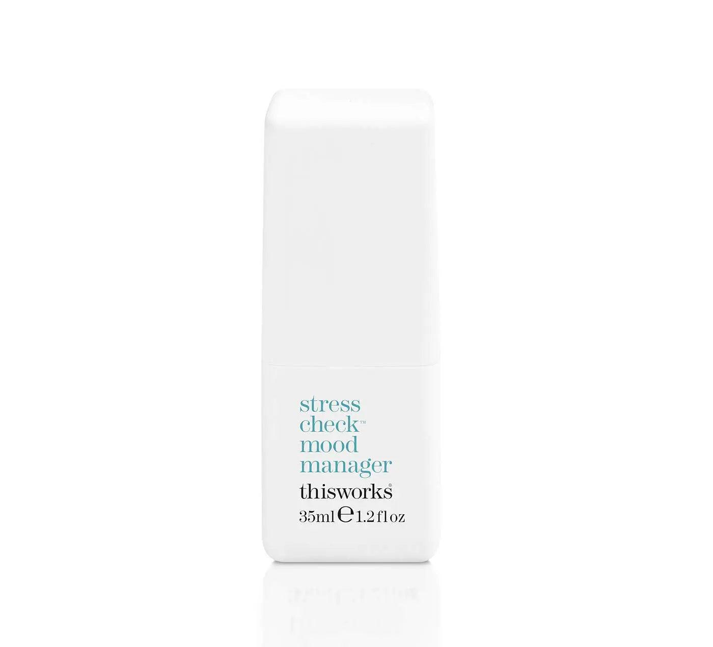 thisworks Stress Check Mood Manager 35ml bottle for relaxation and mood improvement with essential oils.