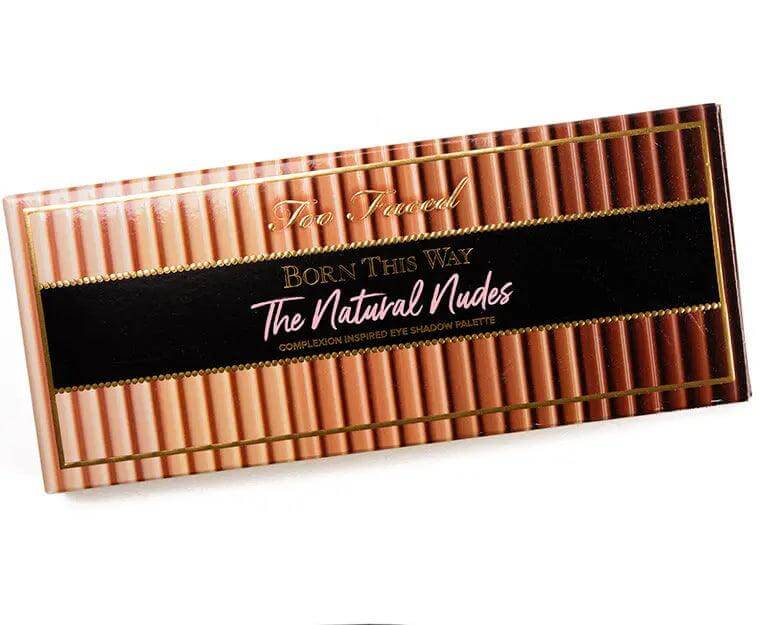 Too Faced Born This Way The Natural Nudes Eyeshadow Palette with 16 highly-pigmented modern nude shades.