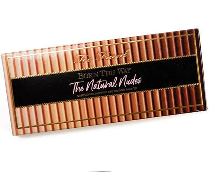 Too Faced Born This Way The Natural Nudes Eyeshadow Palette with 16 highly-pigmented modern nude shades.