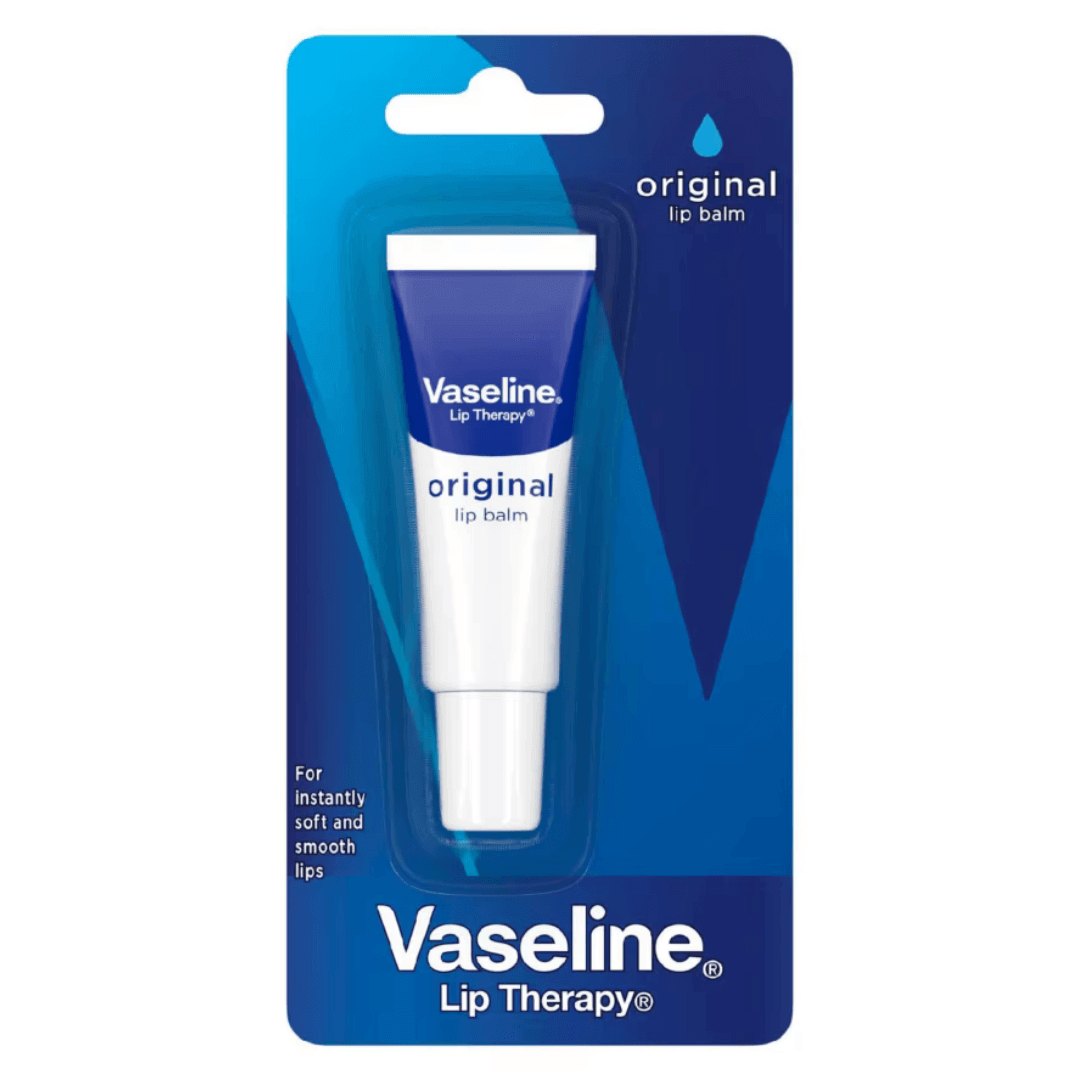 Vaseline Lip Therapy Original Lip Balm Tube for soft and smooth lips in 10g packaging