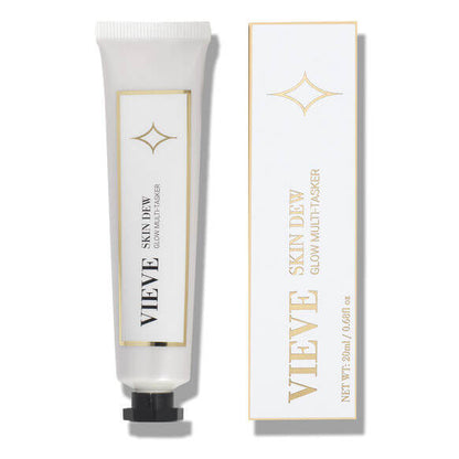 VIEVE Skin Dew 20ml tube and box, a glow multi-tasker for radiant, healthy skin.