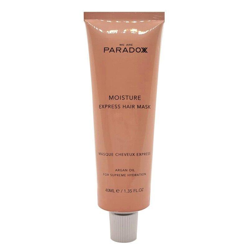We Are Paradoxx Moisture Express Hair Mask 40ml tube for supreme hydration and nourishment to dry hair.