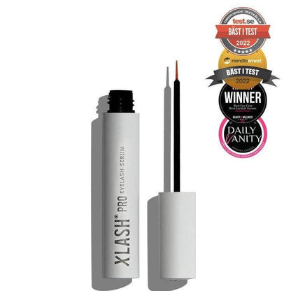 XLash Eye Lash Serum Pro 6ml packaging with applicator brush, recognized as a top beauty product for thicker lashes.